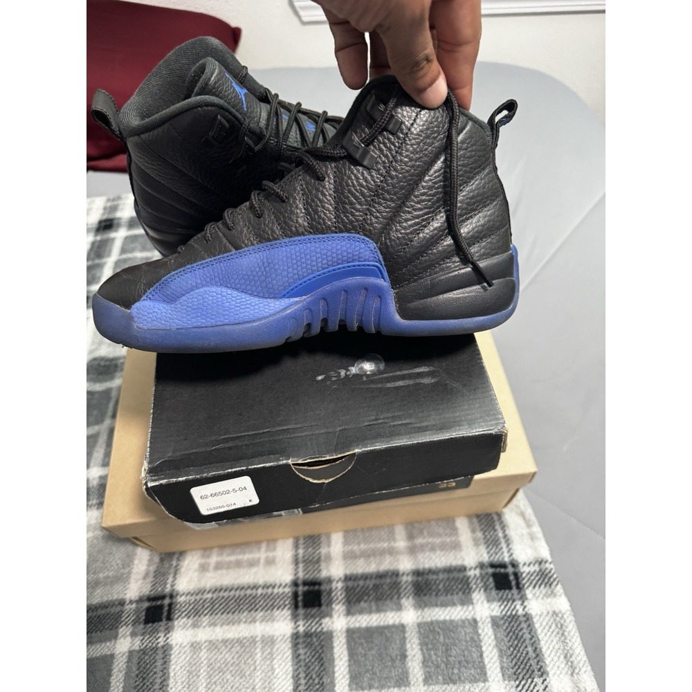 Nike Air Jordan 12 Retro Game Royal GS 6.5Y Blue Black   Clean - Picture 7 of 7